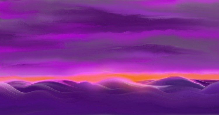 Purple sky