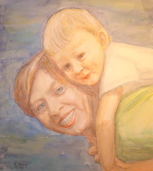 ROMANA & DAN VILIAM - WATERCOLOUR
