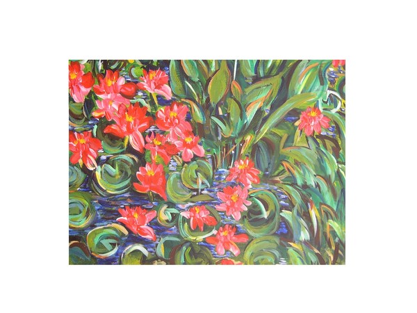pink lillies