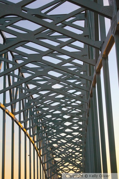 over the Mississippi
