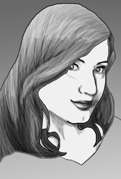 Self Portrait in Grey