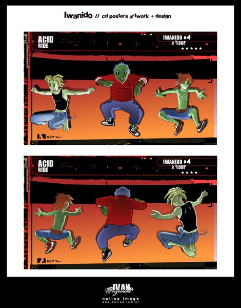 Iwanido Acid Ride Tour Poster