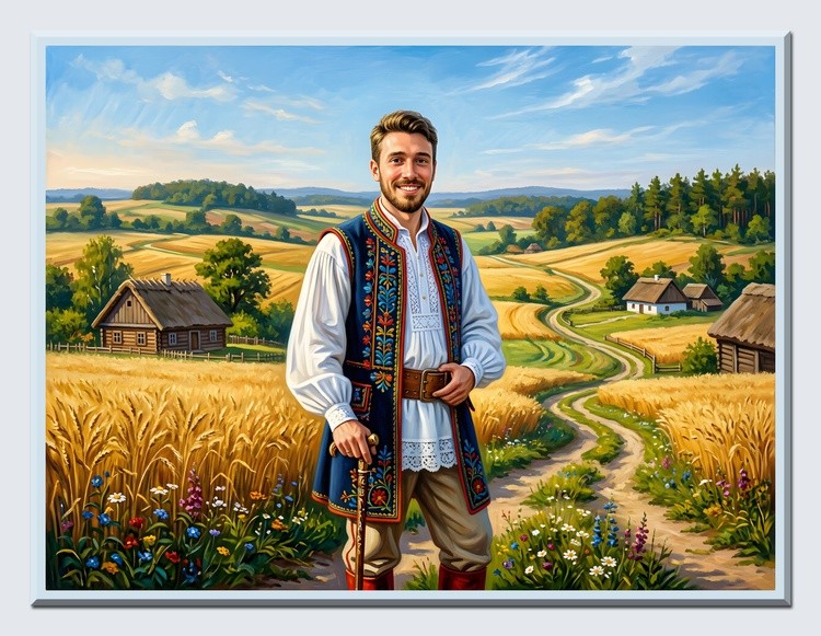 A Young Man in Lublin, Poland