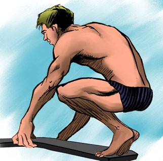 On the Diving Board