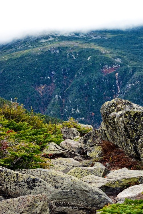 Rocky View of Descending couds