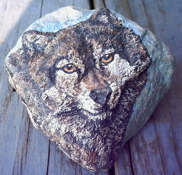 Timber Wolf Bust Spiritkeepers Stone
