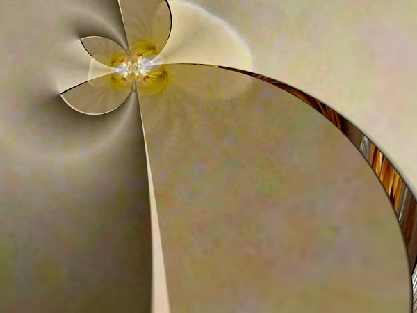 Contemporary Abstract Flower (One)