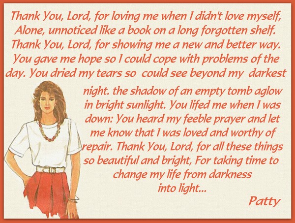 Thank You, LORD...
