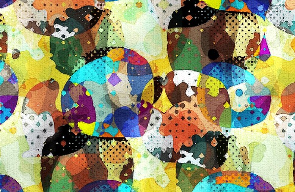 rainbow patchwork (muted)
