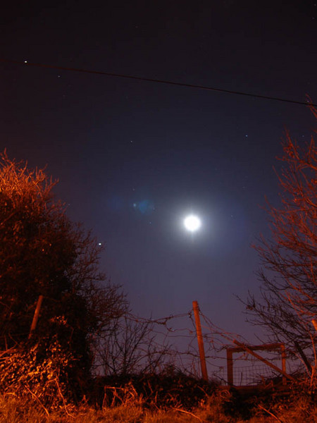 the night sky