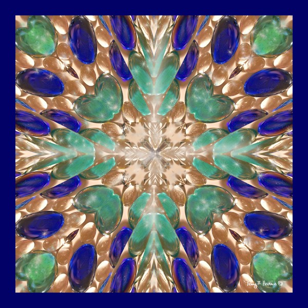 Peacock Gems Cross