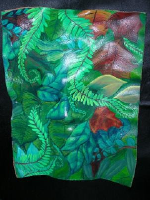 Green man mask