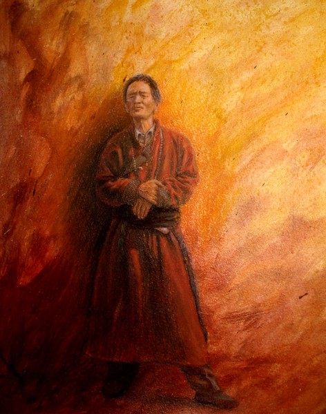 Ladakhi/Tibetan man