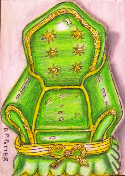 Green chair