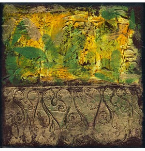 Victorian - Abstract - Original Mixed Media Textur