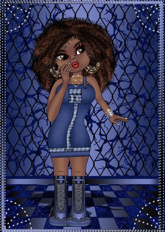 LADY IN BLUE1