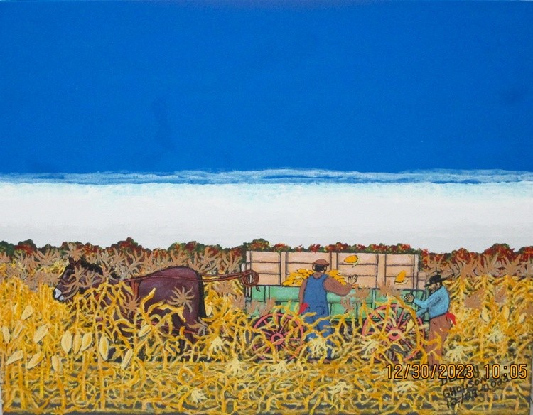 Husking Corn