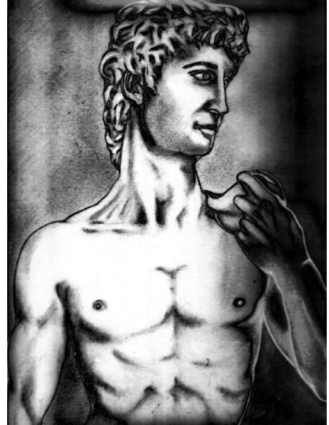 DAVID..remade in ink