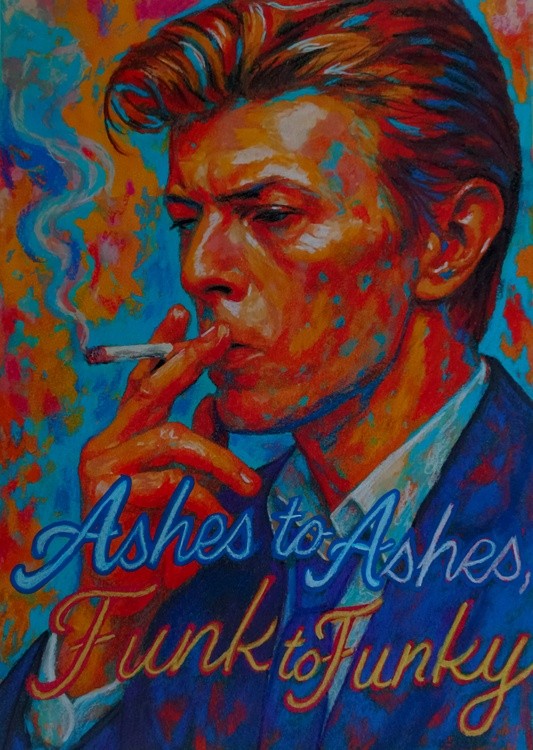 DAVID BOWIE ASHES 2 ASHES MANDY THOMAS