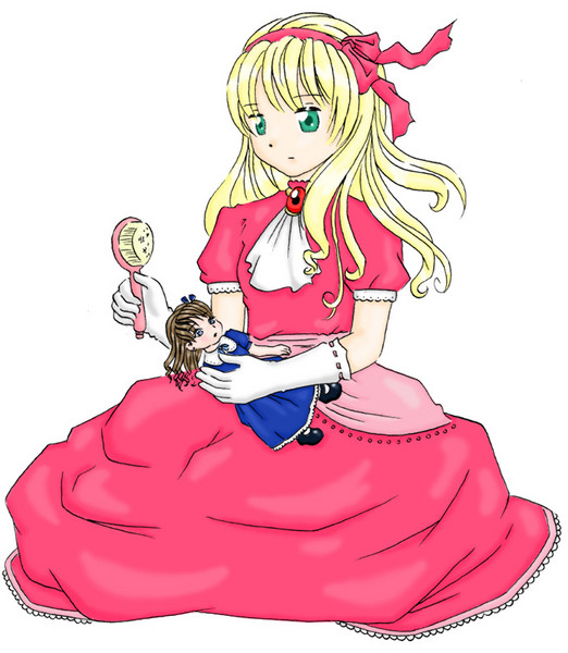 Girl and her Doll