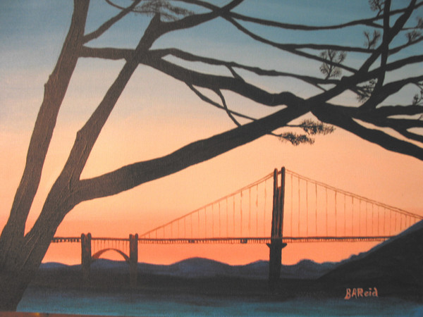 The Mighty Bridge at Dusk