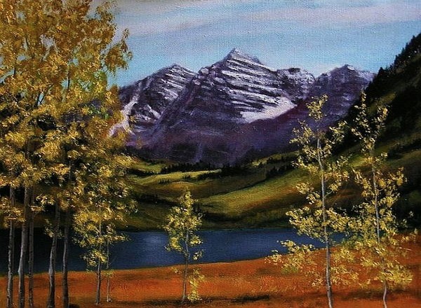 Maroon Bells - Mountains near Aspen, Colorado