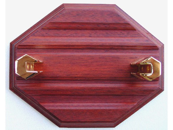 Satine Wood Desktop Business Card Holder