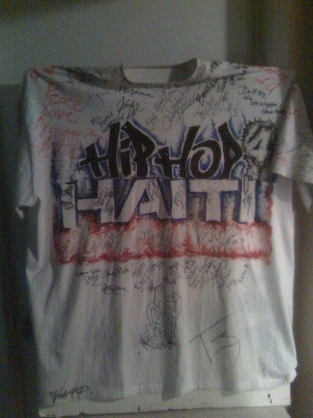 HIP HOP 4 HAITI CUSTOM T-SHIRT