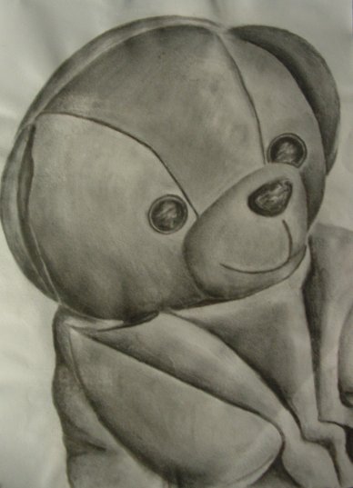 Teddy Bear (in Charcoal)