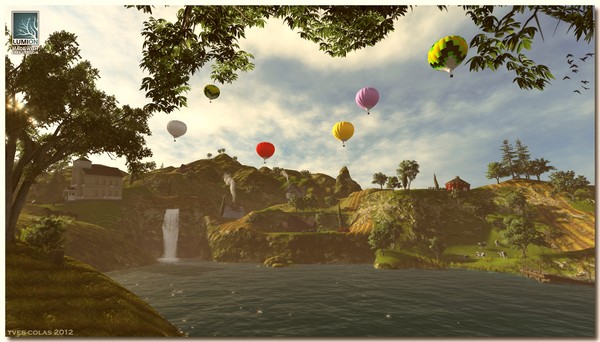 le lacher de ballons