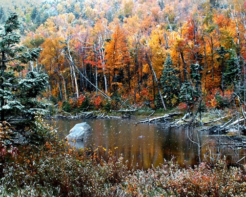 Lake at white face Mtn