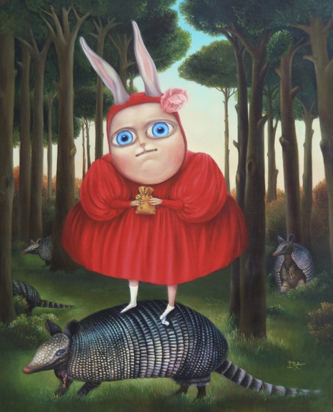 Secret.  79 x 64 cm