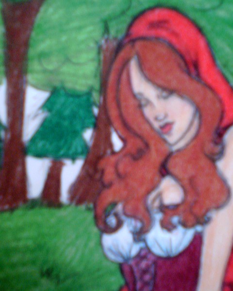 Red riddinghood close up