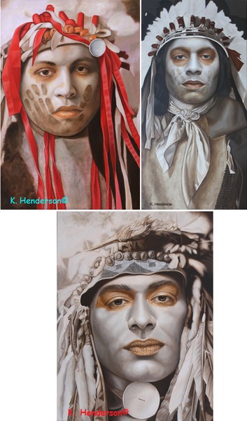 American Indian Trio by K Henderson