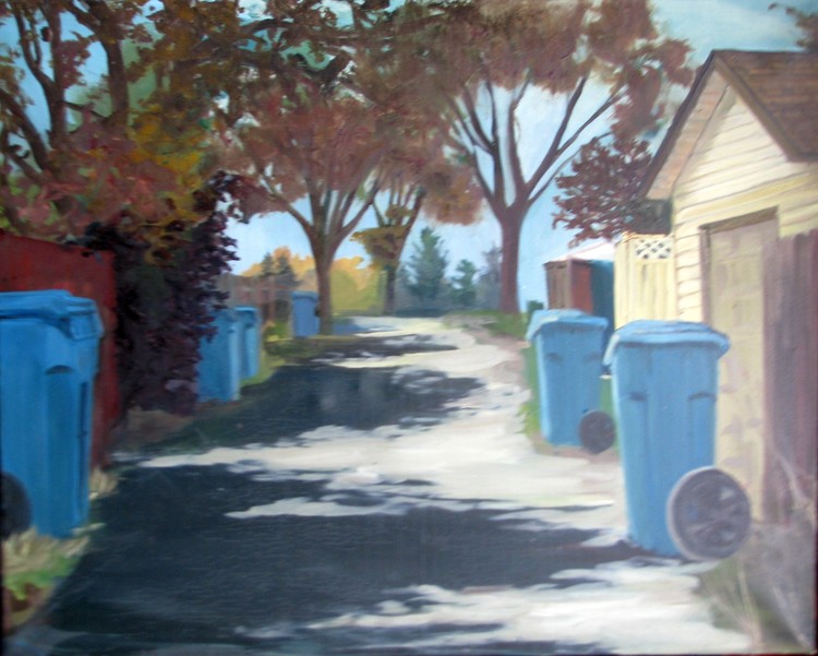 back alley