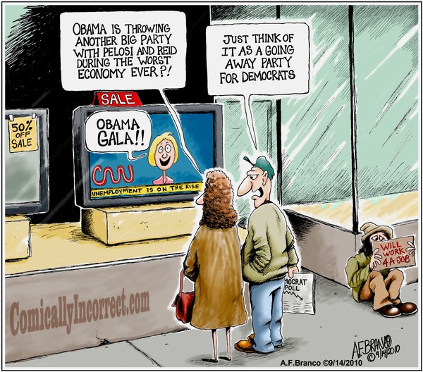 Obama Party (Cartoon)