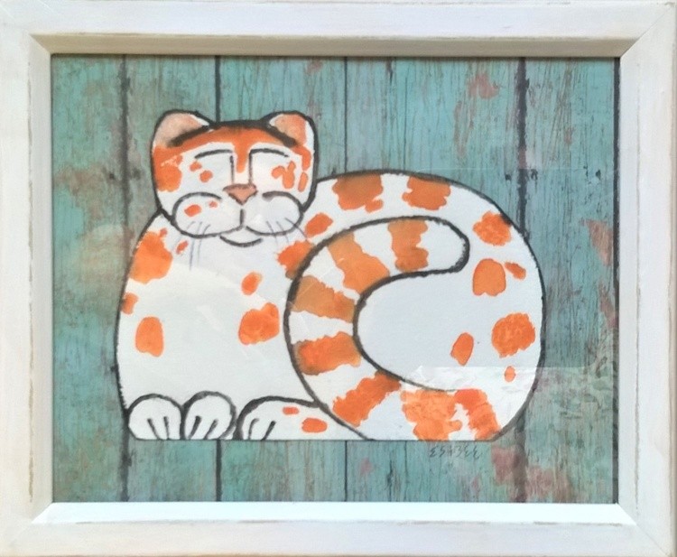 collage cat framed 1a