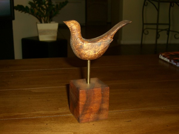 Stylized Carved Bird