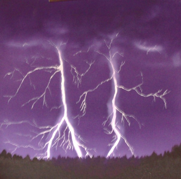 purple lightning