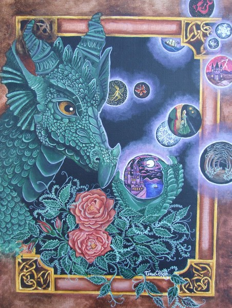 Dragon telling a story