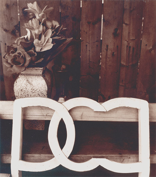 DCC chair and flowers