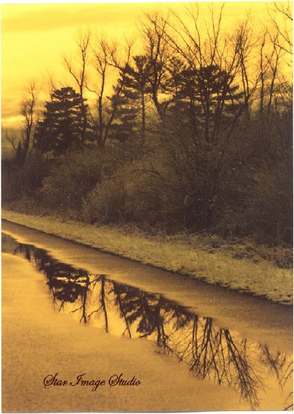 AFTER THE RAIN-country road