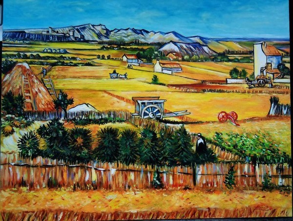 La Crau- Omage to Van Gogh
