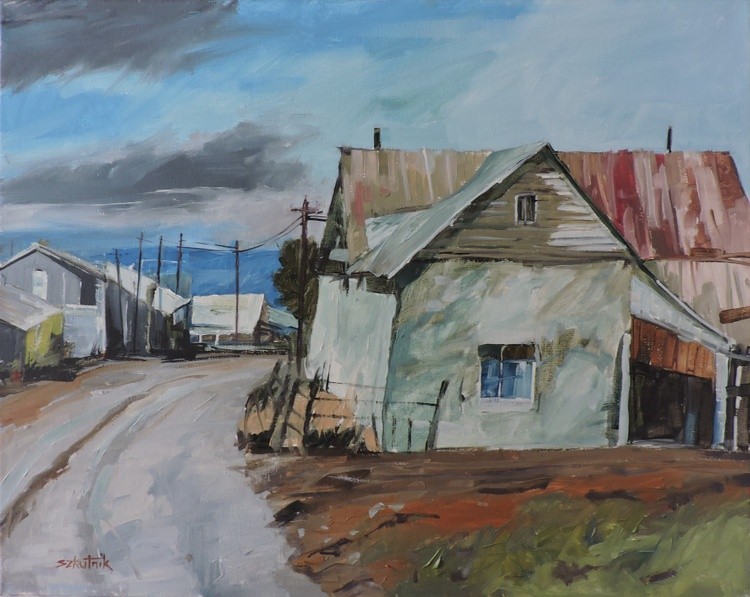 NM Village (not framed)
