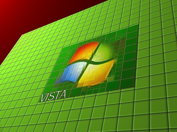 Vista Green Wallpaper