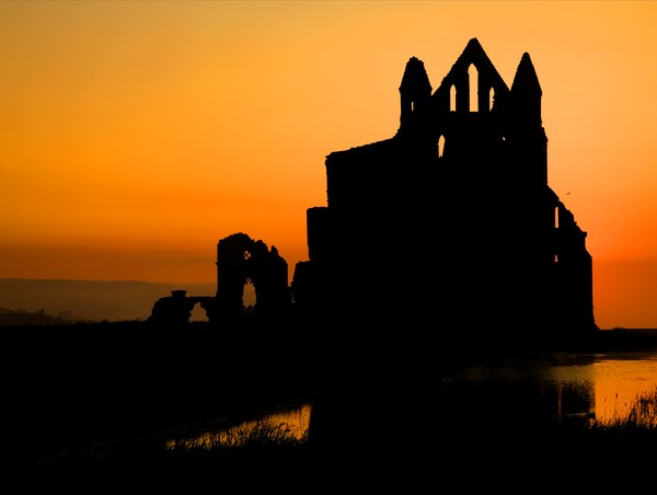 Whitby Abbet Sunset