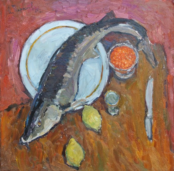 Still Life with sturgeon