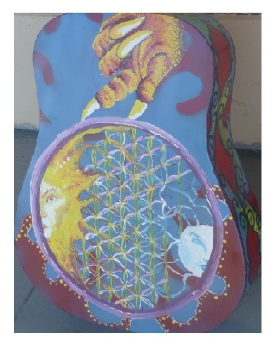 back of dragon guitar