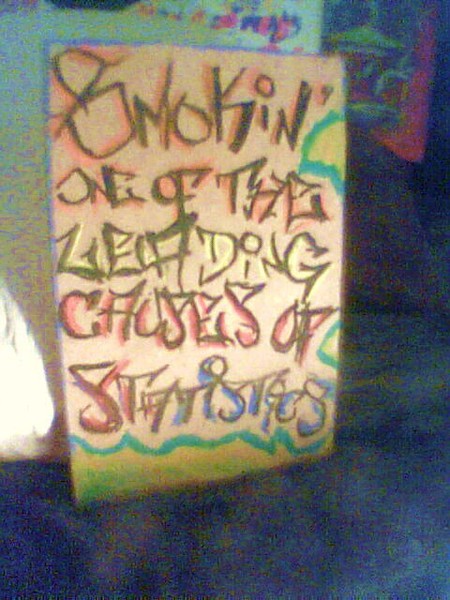 Smoking... Graffiti canvas
