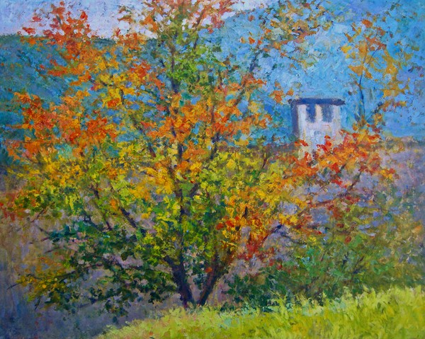 Rainy day in October